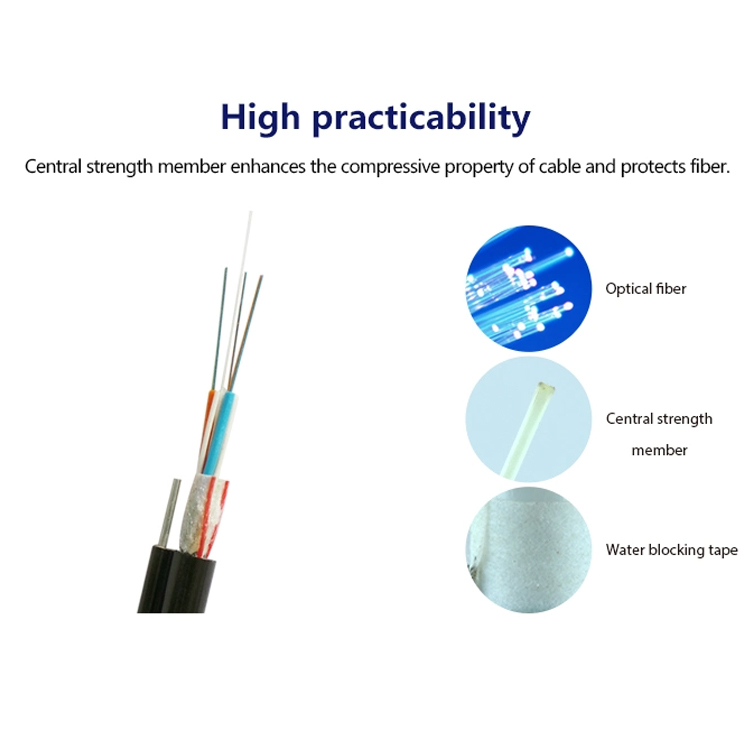 2 4 6 8 12 Core Factory Direct GYXTW G652D G65A1 G65A2 Outdoor Optical Fiber Cable Communication - Communication Cables - 3