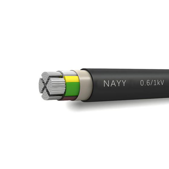 NAYY Aluminium Conductor PVC PVC 0.6/1kV Cable